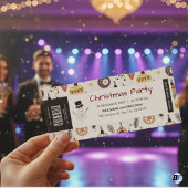 Kerstfeest met Barcode & DJ Naam, Toegangspas Kaart