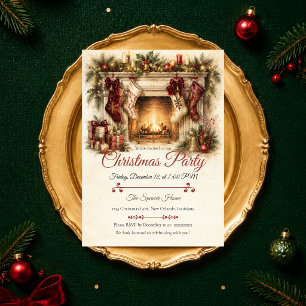 Kerstfeest met Cozy Vintage-sfeer Kaart