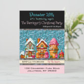 Kerstfeest met Cupcakes Kaart (Staand voorkant)