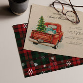  kerstfeest met de Rode Vrachtwagen Kaart