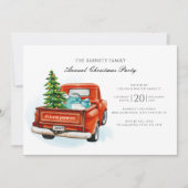  kerstfeest met de Rode Vrachtwagen Kaart (Voorkant)