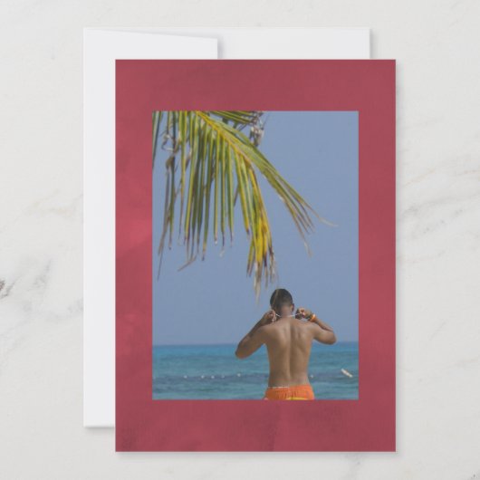 Kerstfeest met de titel 'Celebration of Life Photo Kaart (Achterkant)