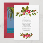 Kerstfeest met de titel 'Celebration of Life Photo Kaart (Voorkant / Achterkant)