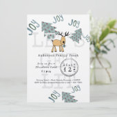 Kerstfeest met een Griljige Sfeer Laten we LOSBARS Kaart (Staand voorkant)