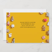 Kerstfeest met gemberkoekjes kaart (Achterkant)