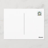 Kerstfeest met Gesponnen-ty Time Cat Briefkaart (Achterkant)