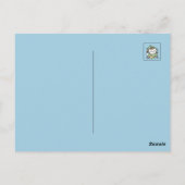 Kerstfeest met Gesponnen-ty Time Cat Briefkaart (Achterkant)