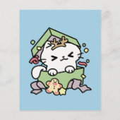 Kerstfeest met Gesponnen-ty Time Cat Flyer (Achterkant)