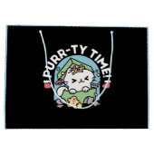 Kerstfeest met Gesponnen-ty Time Cat Groot Cadeauzakje (Achterkant)