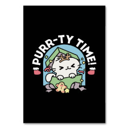 Kerstfeest met Gesponnen-ty Time Cat Kaart