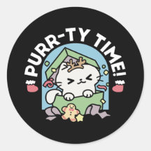 Kerstfeest met Gesponnen-ty Time Cat