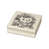 Kerstfeest met Gesponnen-ty Time Cat Rubberstempel (Stempel)