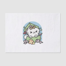 Kerstfeest met Gesponnen-ty Time Cat Tissuepapier