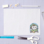 Kerstfeest met Gesponnen-ty Time Cat Tissuepapier (Craft)