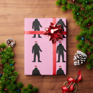 KERSTFEEST MET GROOT VOET GRAFISCH CADEAUPAPIER