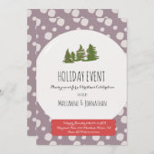 Kerstfeest met handgetekende sneeuwWereldbol Kaart (Voorkant / Achterkant)