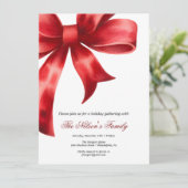 Kerstfeest met Holiday Holly  Feestdagenkaart (Staand voorkant)