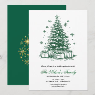 Kerstfeest met Holiday Holly Feestdagenkaart