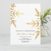 Kerstfeest met Holiday Holly  Feestdagenkaart (Staand voorkant)