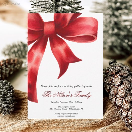 Kerstfeest met Holiday Holly  Feestdagenkaart