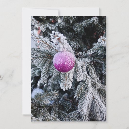 Kerstfeest met kerstboom en speelgoed kaart (Voorkant)