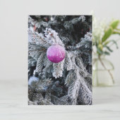 Kerstfeest met kerstboom en speelgoed kaart (Staand voorkant)