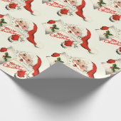  kerstfeest met kerstfeest cadeaupapier (Hoek)