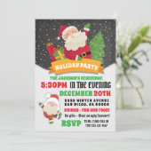 Kerstfeest met kerstfeest kaart (Staand voorkant)