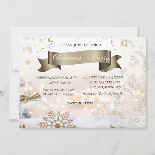 Kerstfeest met kerstfeest kaart (Voorkant)