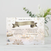 Kerstfeest met kerstfeest kaart (Staand voorkant)