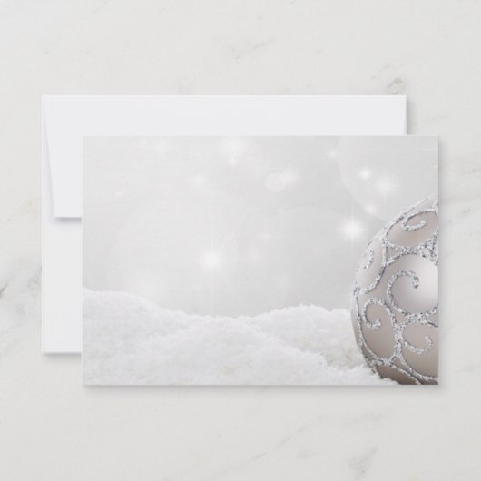 Kerstfeest met kerstfeest kaart (Achterkant)