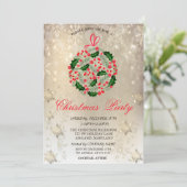 kerstfeest met kerstfeest voor Snowflakes Kaart (Staand voorkant)