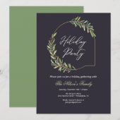 Kerstfeest met Kerstgroen Feestdagenkaart (Voorkant / Achterkant)