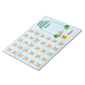 Kerstfeest met kerstlasso voor de Kerstman voor ki Notitieblok (Schuin)