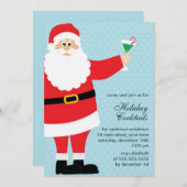 Kerstfeest met kerstmis in Santa Holiday Kaart (Voorkant / Achterkant)