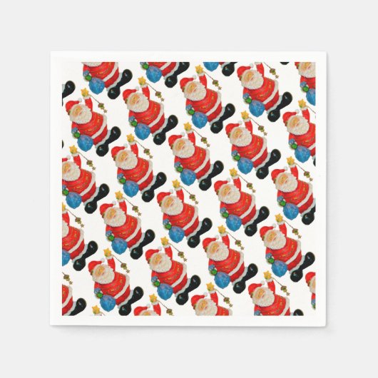 kerstfeest met kerstmis voor kerstmis servet (Voorkant)