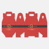 Kerstfeest met kerstthema bedankdoosjes (Ongevouwen)