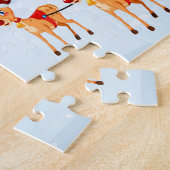 Kerstfeest met Kinder Jigzaag Puzzle Legpuzzel (Zijkant)