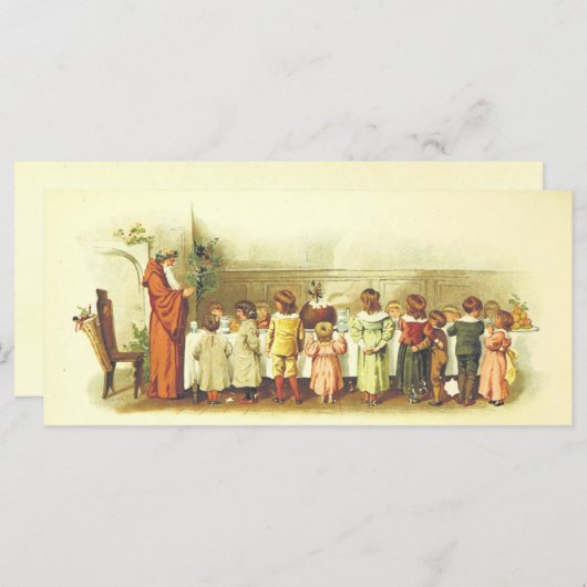 kerstfeest met kinderen (Voorkant / Achterkant)