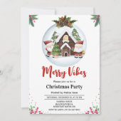 Kerstfeest met Merry Vibes Kaart (Voorkant)