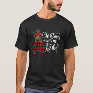Kerstfeest met mijn driebassenfamilie t-shirt