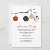 Kerstfeest met Ornamenten kerstfeest Kaart (Voorkant)