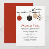 Kerstfeest met Ornamenten kerstfeest Kaart (Voorkant / Achterkant)