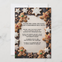 Kerstfeest met peperkoekmannetjes