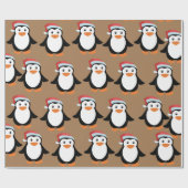 kerstfeest met pet red Holiday cadeau  Cadeaupapier (Vlak)