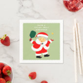 Kerstfeest met pickleball servet (Insitu)