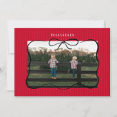 Kerstfeest met pret kaart (Achterkant)