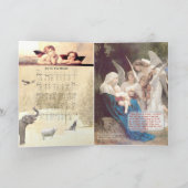  kerstfeest met Retro Feestdagen Kaart (Binnen)