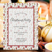 Kerstfeest met rood-wit patroon