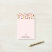 kerstfeest met schilnamenten post-it® notes (Op bureau)